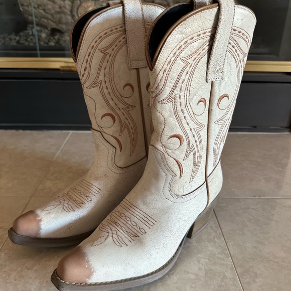 White country boots Sterling River - Picture 5 of 5